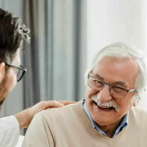 doctor with patient