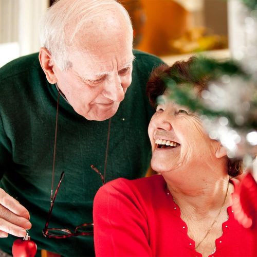 Christmas joy at care home