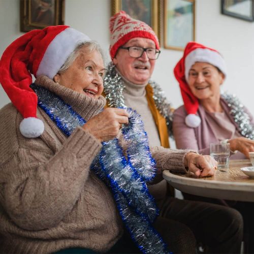 celebrating Christmas in the care home